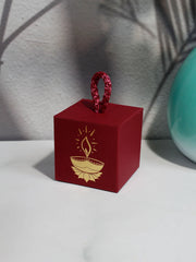 Diwali Indian Festival Candy Box, Lantern Festival, Drive Away Darkness with Light Festival Candy Box, Square Box