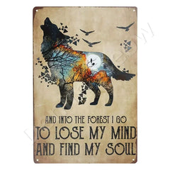 Be Kind to Your Mind Retro Tin Signs Inspirational Quotes Wall Art Sign Muse Vintage Home Room Garden Decor Hippie Girl Poster