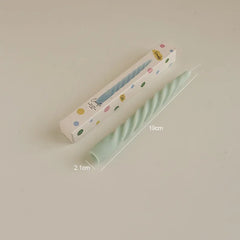 Ins Style Thin Spiral Long Rod Candle Scented Candle Aromatherapy Soy Wax Candles Wedding Birthday Candle Party Home Decoration