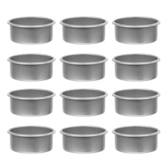 20 Pcs Decorative Scented Cup Simple Style Diy Wax Cups Iron Tealight Cup Desktop Tealight Holder Retro Home Decor