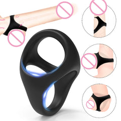 Penis Ring Reusable Silicone Semen Cock Ring Penis Enlargement Delayed Ejaculation Sex Toys For Men