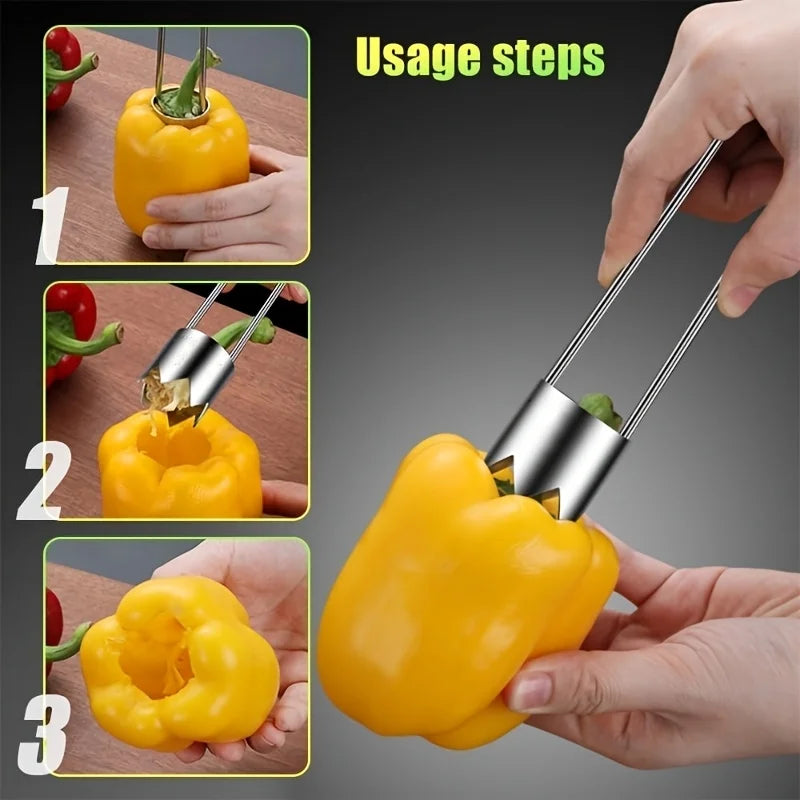 Stainless Steel Fruit Corer Tool | Easy Core Remover