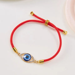 Turkish Evil Eye Bracelets For Women Men Handmade Braided Black Red Rope Lucky Bracelet Fashion Couple Friendship Jewelry Gifts