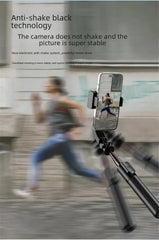FGCLSY Bluetooth Handheld Gimbal Stabilizer Mobile Phone Selfie Stick Aluminum Alloy Adjustable Tripod for Smartphone Live