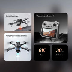 Lenovo V198MAX Drone 8K Profesional FPV Brushless Laser obstacle avoidance Aerial Optical Foldable Quadcopter Mini 4K Dron