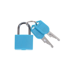 5PCS 22mm Small Mini Strong Steel Padlock Travel Suitcase Diary Lock With 2 Keys Colored plastic case padlock Decoration