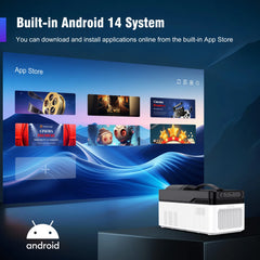 Magcubic HY450 Projector With Ultra Short Throw Auto Offset 1080P 8K Electronic Focus 900 ANSI Air Mouse Voice Assistant H726