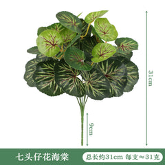Fake Plant Home Living Room Decor Simulation Green Eucalyptus Leaves Jungle Arrangement Flower Arrangement Accessories