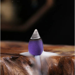 30/60pcs Waterfall Backflow Incense Cones for Incense Burner Holder Lavender Sandlwood Mix Scent Home Fragrance