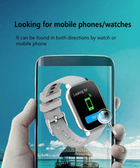 G.LWear New Women's Smart Watch Bluetooth Call Fitness Tracker Heart Rate Monitor Alarm Clock Outdoor Sports Men's Smartwatch