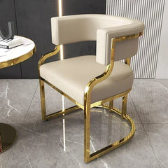 Hotel Makeup Chair Metal Floor Aesthetic Nordic Garden Chairs Reading  Dining chair Kitchen & Dining Furniture