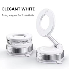Strong Magnetic Phone Holder Foldable Design 360° Adjustable Vacuum Car Mount For Cell Phone For iphone Live Streaming