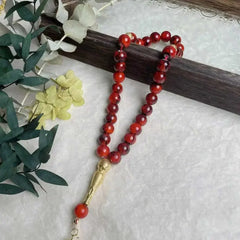 10mm 33PCS Glass Tasbih Islamic Prayer Beads Bracelet for Women