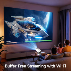 Magcubic Projector HY300 PRO + 8K Android 14 Dual Wifi6 Allwinner H726 BT5.4 1080P 1280*720P Home Cinema Outdoor Projetor