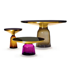 German Design Living Room Bedside Table, Sofa Side Table, Coffee Table, Indoor Round Glass, Nordic Light Luxury Coffee Table Bedroom Furniture