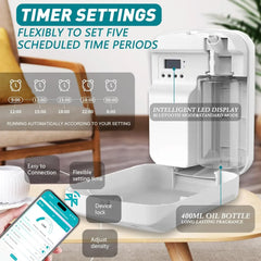 Fragrance Diffuser Aromatic Oil Diffuser Electric Home Air Freshener Machine Wall Hanging Essential Oil Diffuser For Hotel Home Decor