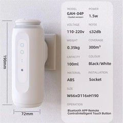 300m³ Wall Plug Aroma Diffuser Smart Fragrance Diffuser For Home Smell Distributor Air Freshener Automatic Spray Diffuser Home Decor