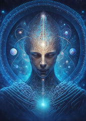 Universe Mysteries Meditation Chakras Indian Buddha Classic Religion Art Canvas Painting Abstract Figure Poster Print Home Decor