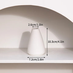 INS Nordic White Ceramic Vase – Decorative Flower Pot Home Decor