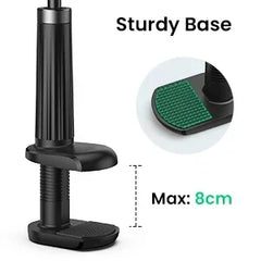 90cm Phone Holder Stand Lazy Bracket Headrest Bed 360 Flexible Long Arms Clamp Mount For iPhone Samsung and 3.5~6.7" Device