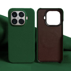Lychee Grain Genuine Leather Back Cover Case for Xiaomi 15T Pro 17 Pro Max 13 14 15 Ultra 13T 14T Pro Phone Case Cover Coque Bag