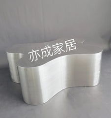 Metal Industrial Coffee Table Aesthetic Unique Minimalist Designer Side Table Modern Luxury Mesa Auxiliar Postmodern Living Room Furniture