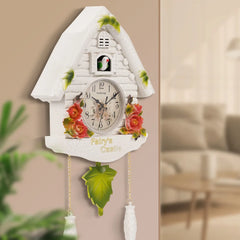 Cuckoo Wall Clock Europeanstyle Creativity Wall-Mounted Clock On-time Time Reminder For Livingroom Home Children Room Decoration