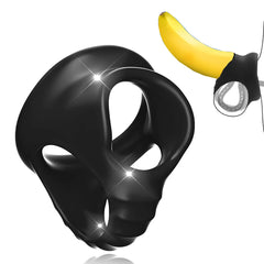 Adult Goods for Men Non-vibrating Cock Ring Soft Silicone Penile Restraint for Delay Physical Ring Adult Sex Toys