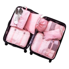 8PCS/Set Organizer Bags Luggage Suitcase Organizer Waterproof Wash Bag Clothes Storage for Travel Organizer Bags Accessories