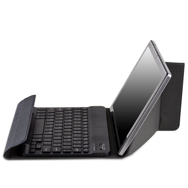 Universal 10.1-inch Tablet Case with BT Keyboard Magnetic Cover Protection Case Tablet Case Foldable and Portable 150mAh Battery