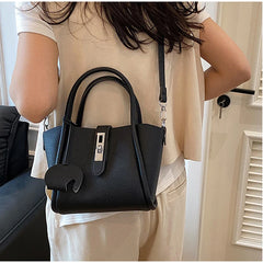 Fashion Leather Tote Bag – Versatile Casual Commuter Bag