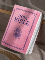 John 3 Pink Cutest Bible Memory Foam Pillow with Bible Throw Pillow Learn the valuable lesson Learn the valuable lesson