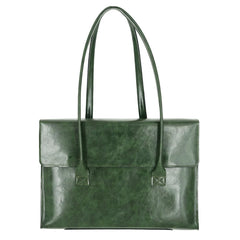 Ladies PU Leather Laptop Bag Handbag 13/14/15.6/16 Inch For Macbook Air Tablet HuaWei MateBook Thinkpad Single Shoulder Bags