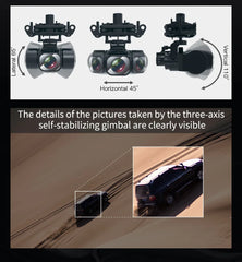 L109 PRO MAX GPS Drone 4K Professional 3-Axis PTZ HD Dual Camera WIFI FPV 360° Laser Obstacle Avoidance Brushless Motor RC 3000M