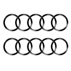 Universal Magnetic Metal Plate Ring For Samsung iPhone Magsafe Wireless Charger Car Phone Holder Sticker Round Magnet Patch