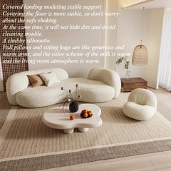 Nordic Luxury Living Room Sofa Berber Fleece Adults Elegant Corner Living Room Sofa Relaxing Soft Wohnzimmer Corner Sofa
Living Room Furniture