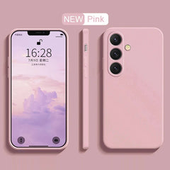 Delicate Liquid Silicone Camera Lens Protector Cases For S23 S24 S25 FE For Samsung Galaxy S23 S24 S25 S26 UItra Plus soft Cover
