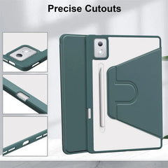 For Lenovo Xiaoxin Pad Pro 12 7 2025 Case TB375FC Acrylic Rotating Stand Tablet Funda For Lenovo Tab P12 12.7 inch TB371FC 2023