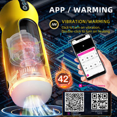 Male Masturbator Automatic Sucking Vibration Blowjob Machine Heating Pussy Penis Pump Masturbation Cup Sex Toys for Men Supplies