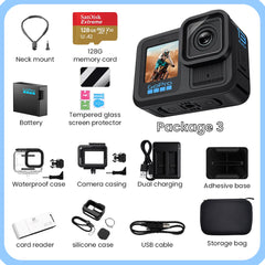 GoPro HERO 13 Black Action Camera HyperSmooth6.0 5.3K 60fps Video 27MP Go Pro13 helmet Vlog Sport Camera