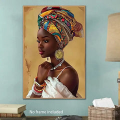 Modern Minimalist African Canvas Wall Art Home Decor
