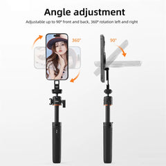 VRIG Magnetic Phone Holder Tripod Mount MagSafe Phone Stand W 1/4 Cold Shoe for iPhone 16 15 14 Samsung Phone Camera Accessories