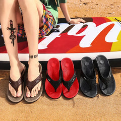 Men’s Massage Flip Flops – Breathable Summer Beach Sandals