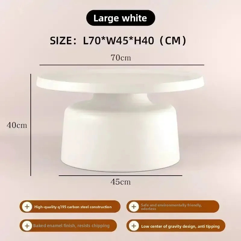 Hot Sale Nordic Coffee Table, Creative Round Living Room Table, High-end Light Luxury Side Desk, Modern Simple Living Room Furniture