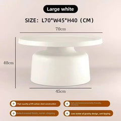 Hot Sale Nordic Coffee Table, Creative Round Living Room Table, High-end Light Luxury Side Desk, Modern Simple Living Room Furniture