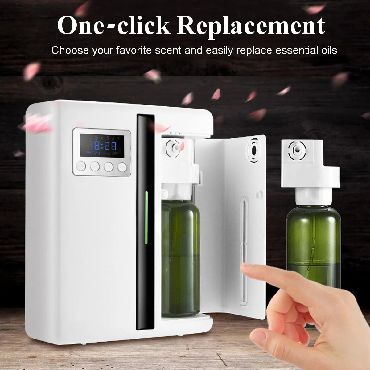 160ml Electric Oil Aroma Diffuser Fragrance Machine With Timer Scent Pure Essential Oil Diffuser Machine For Home Office Hotel Decor