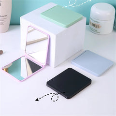 Foldable Double-Sided Makeup Mirror – Portable Desktop