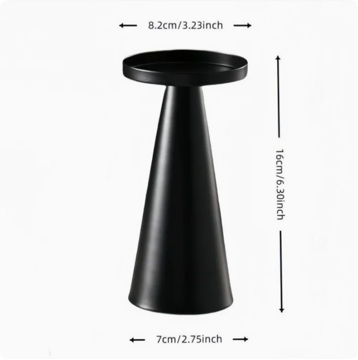2026 gold and black Candle Holder New Romantic Candlelight Dinner Creative Iron Art Home Decoration Ornament