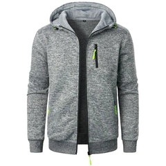 Men's Sports Fitness Casual Sweatshirt Cardigan Hooded Jackets Cardigan Hooded Sweatshirts Baseball Jacket