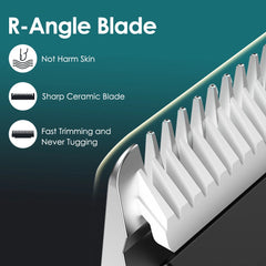 Men’s Electric Hair & Beard Trimmer with LED Light